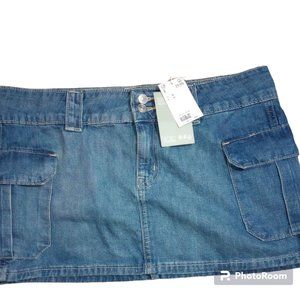 Women's New Blue Jean Skirt - Divided Brand Size Medium